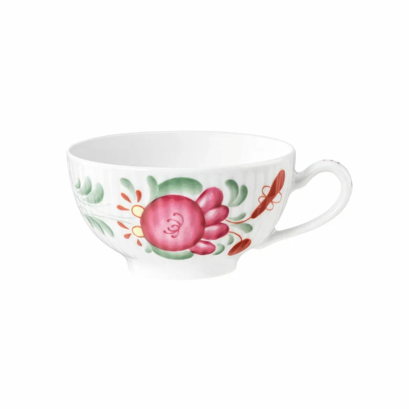 Seltmann Weiden Teeobertasse Amina Ostfriesenrose, Becher, Porzellan, Bunt, 220 ml, 001.774592
