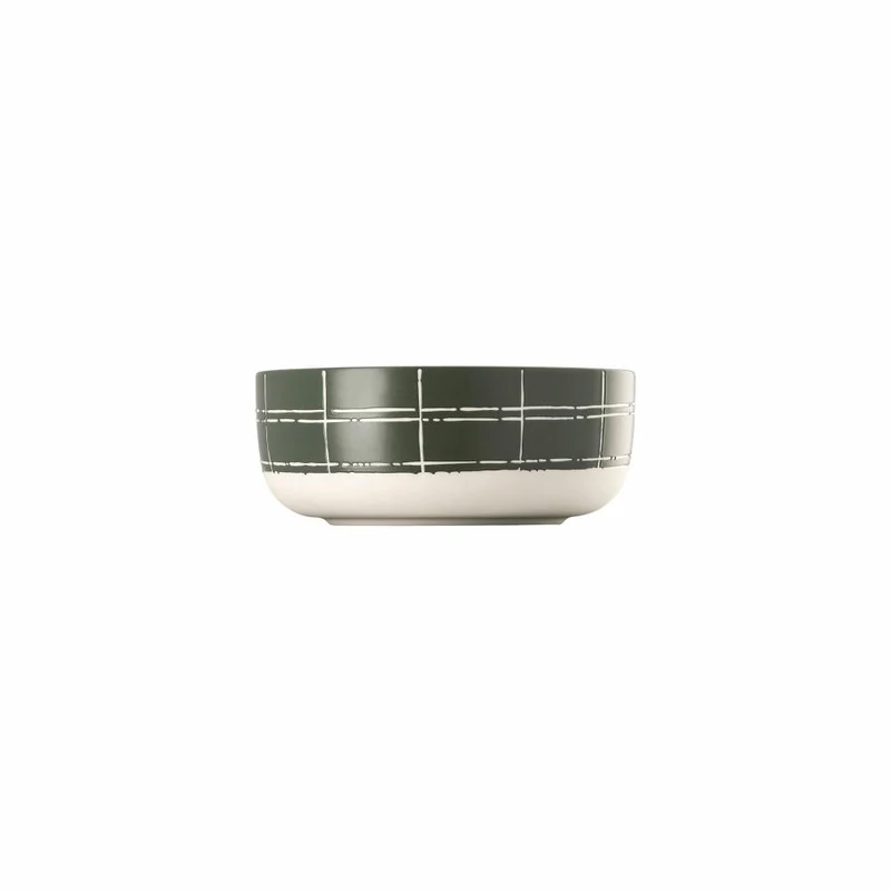Thomas Müslischale Fun Karo Dark, Porzellan, Grün, 15 cm, 11910-402002-15455