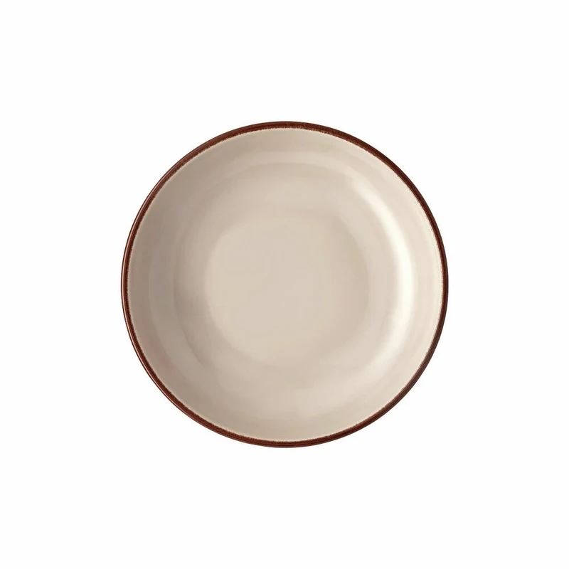 Rosenthal Gourmetteller Profi Casual Shell tief, Porzellan, Grau-Braun, 22 cm, 10660-405404-10772