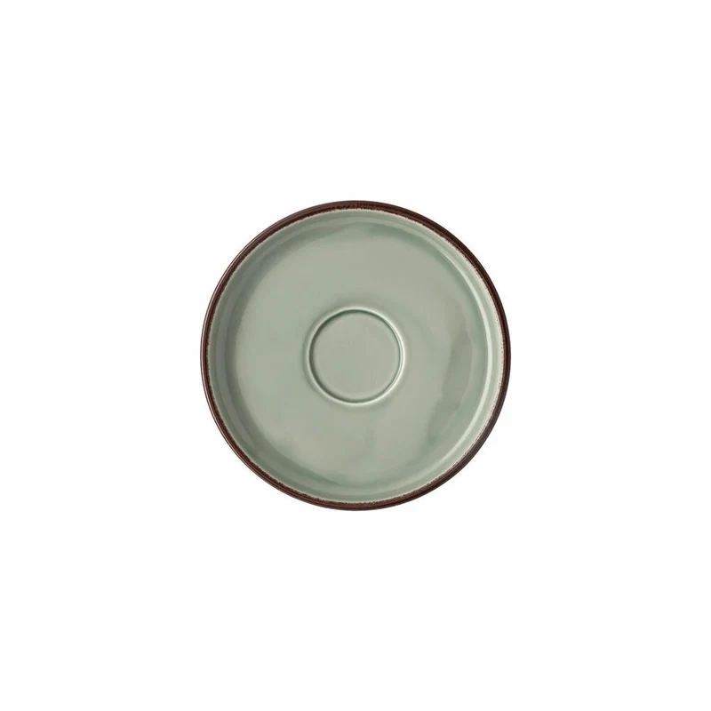 Rosenthal Kombi-Untertasse Profi Casual Moss, Porzellan, Grün-Braun, 16.4 cm, 10660-405405-14771