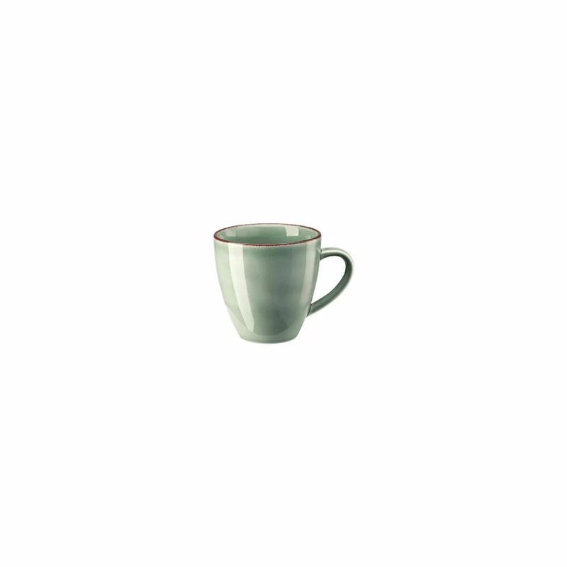 Rosenthal Henkelbecher Profi Casual Moss, Porzellan, Grün-Braun, 350 ml, 10660-405405-15505