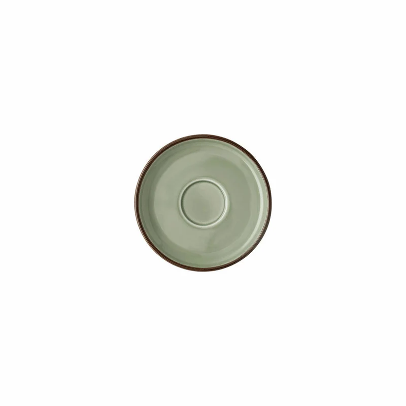Rosenthal Espresso-Untertasse Profi Casual Moss, Porzellan, Grün-Braun, 12.7 cm, 10660-405405-14716