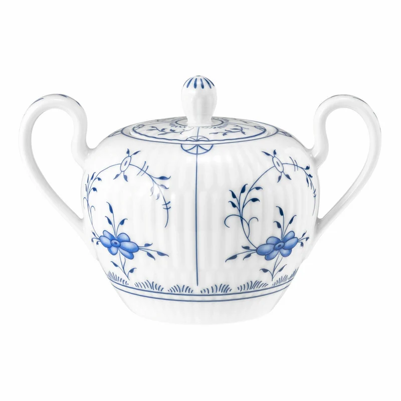 Seltmann Weiden Zuckerdose mit Griffen Amina Strohblume, Porzellan, Blau, 230 ml, 001.775222