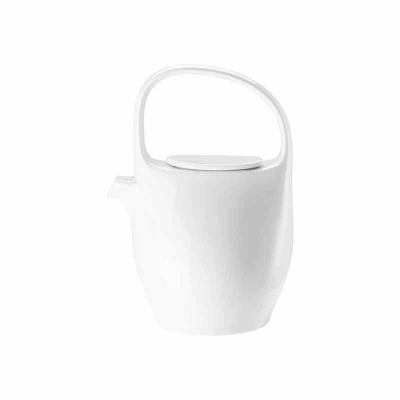 Rosenthal Teekanne Junto für 6 Personen, Porzellan, Weiß, 1.3 L, 10540-800001-14230