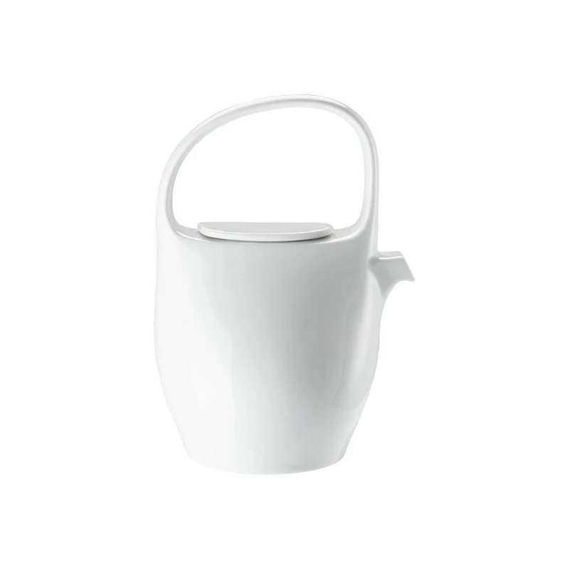 Rosenthal Teekanne Junto für 6 Personen, Porzellan, Weiß, 1.3 L, 10540-800001-14230