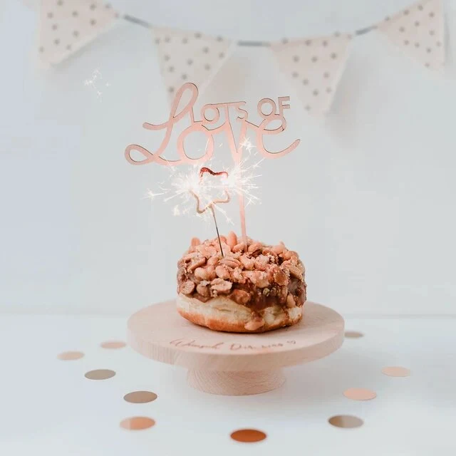 EULENSCHNITT Mini Kuchenständer Wünsch dir was