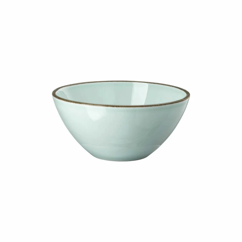 Rosenthal Bowl Profi Casual Mint, Porzellan, Grün-Braun, 22 cm, 10660-405406-10569