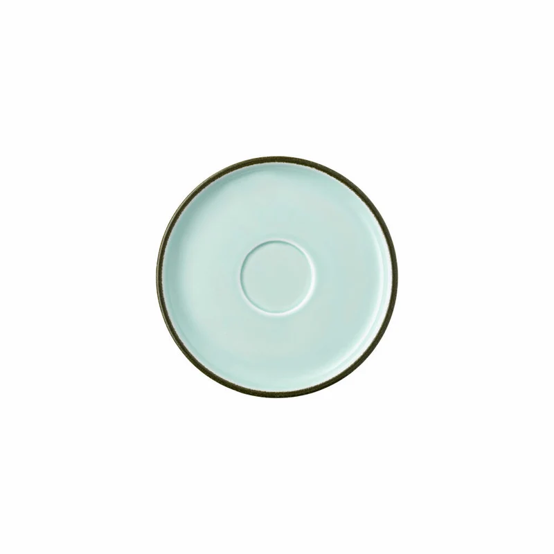 Rosenthal Kombi-Untertasse Profi Casual Mint, Porzellan, Grün-Braun, 16.4 cm, 10660-405406-14771