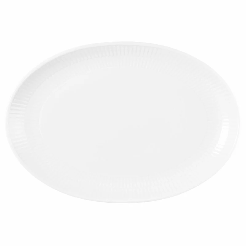 Seltmann Weiden Servierplatte oval Amina, Porzellan, Weiß, 35 x 24 cm, 001.774118