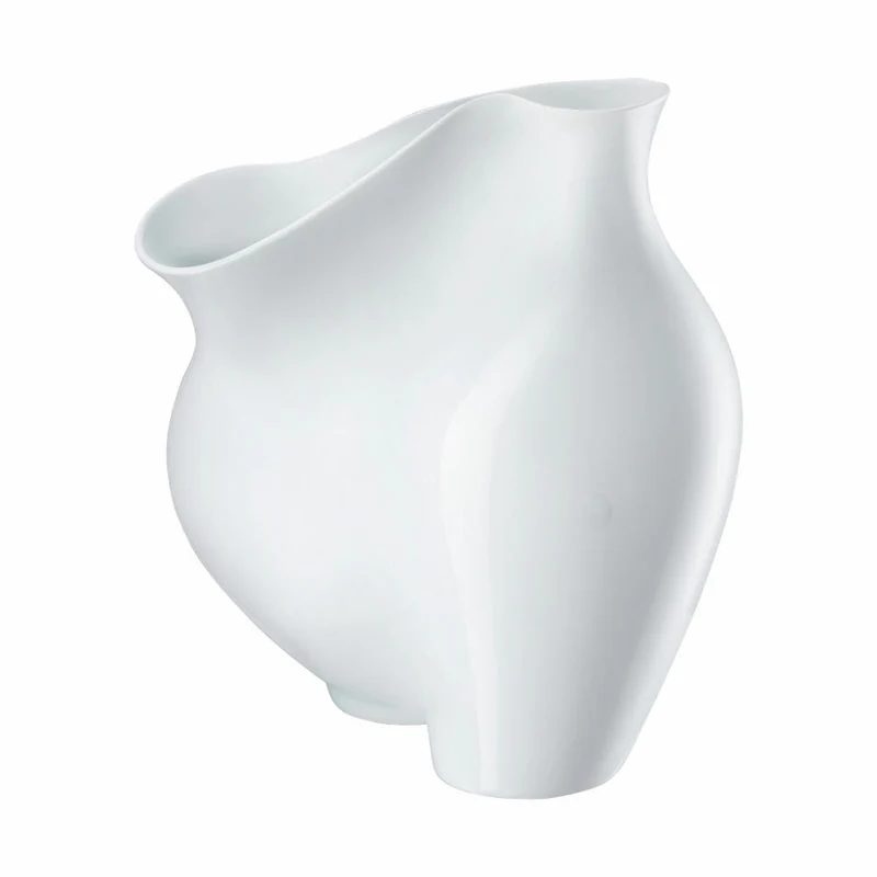 Rosenthal Vase La Chute, Dekovase, Porzellan, Weiß, 26 cm, 14484-800001-26026