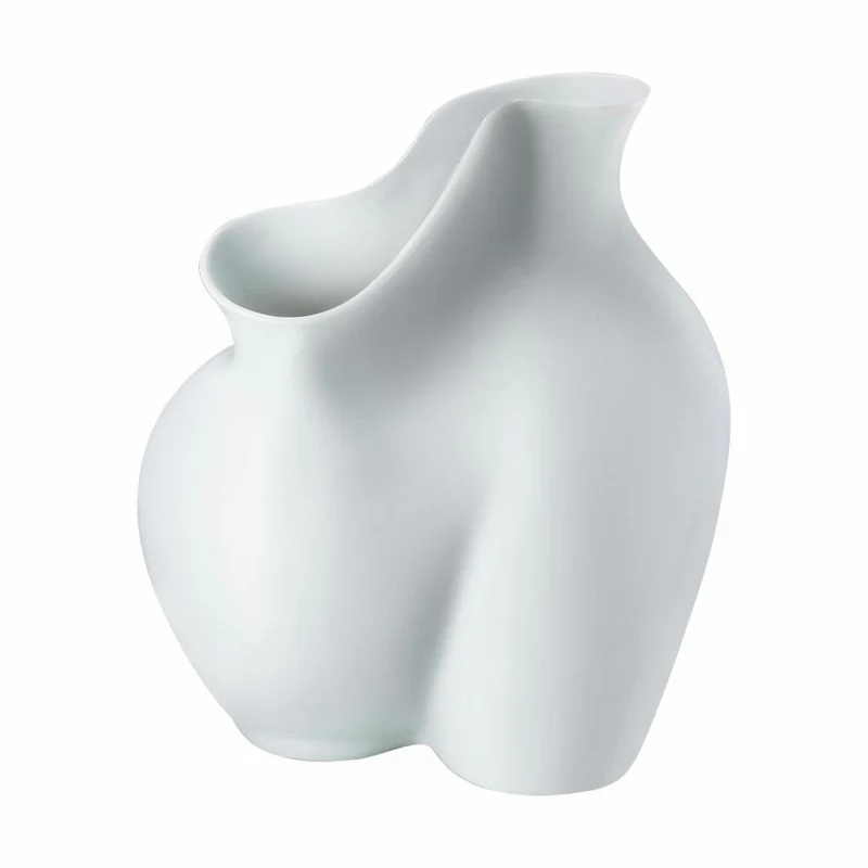 Rosenthal Vase La Chute, Dekovase, Porzellan, Weiß, 26 cm, 14484-800001-26026