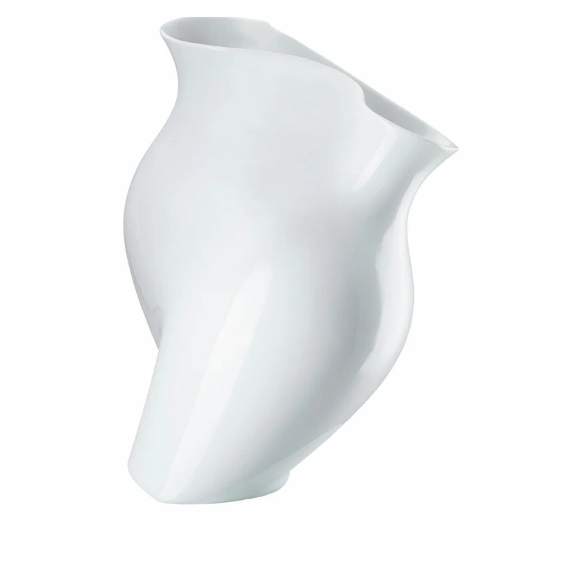 Rosenthal Vase La Chute, Dekovase, Porzellan, Weiß, 26 cm, 14484-800001-26026