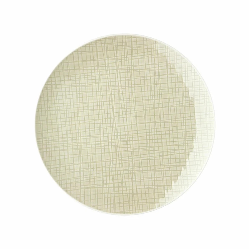 Rosenthal Teller Mesh Colours Cream flach, Porzellan, Beige, 27 cm, 11770-405153-10867