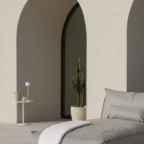 BLOMUS Mobile LED-Leuchte Farol White
