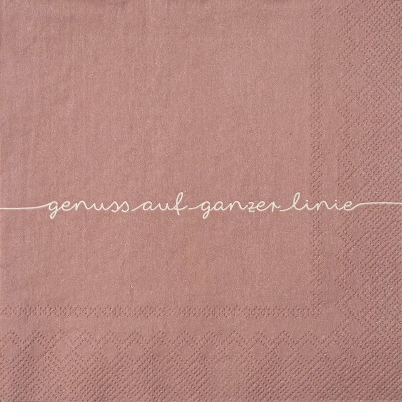 RAEDER DESIGN Papierservietten Genuss auf ganzer Linie