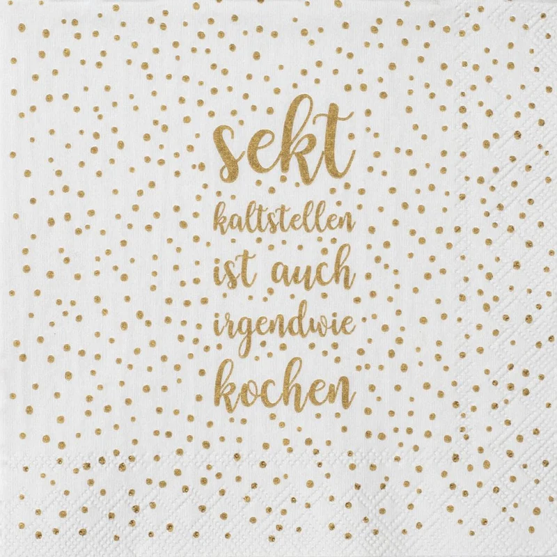 RAEDER DESIGN Cocktailservietten Sekt kaltstellen