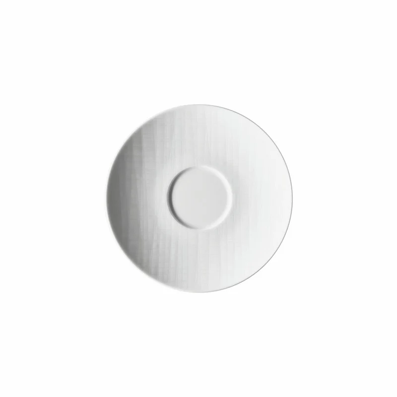 Rosenthal Suppen-Untertasse Mesh, Porzellan, Weiß, 18 cm, 11770-800001-10421