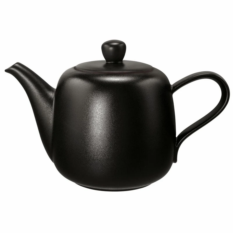 Seltmann Weiden Kanne Liberty Velvet Black, Porzellan, Schwarz, 1.6 L, 001.764284