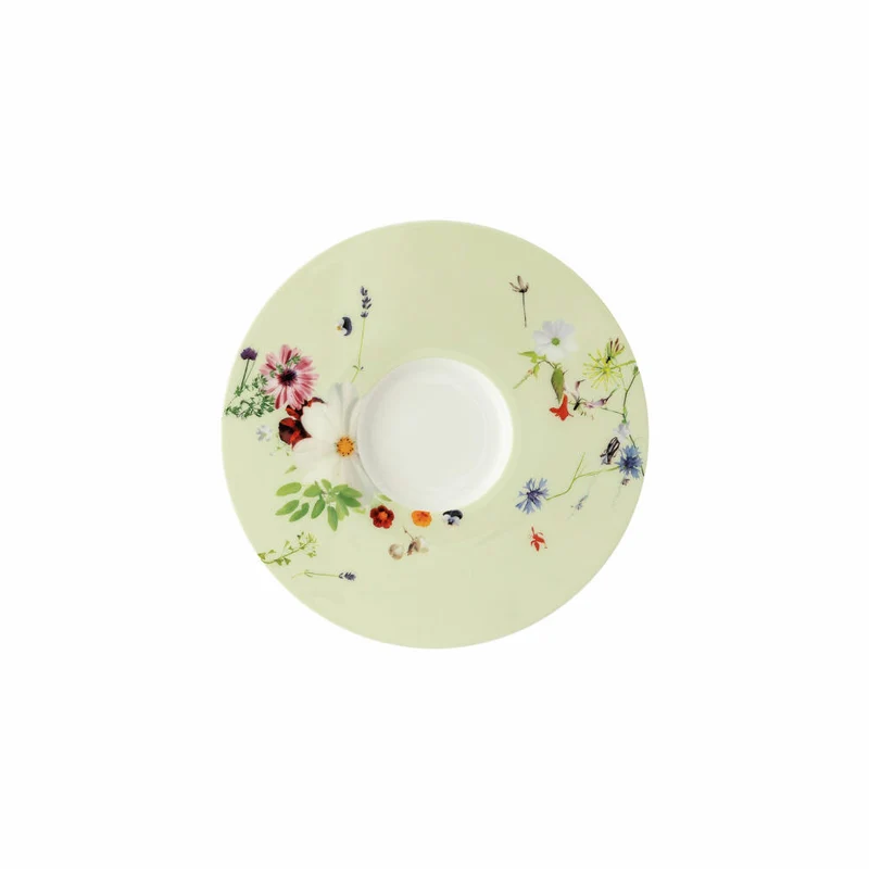 Rosenthal Suppen-Untertasse Brillance - Grand Air, Bone China, Mehrfarbig, 18.7 cm, 10530-405109-10421