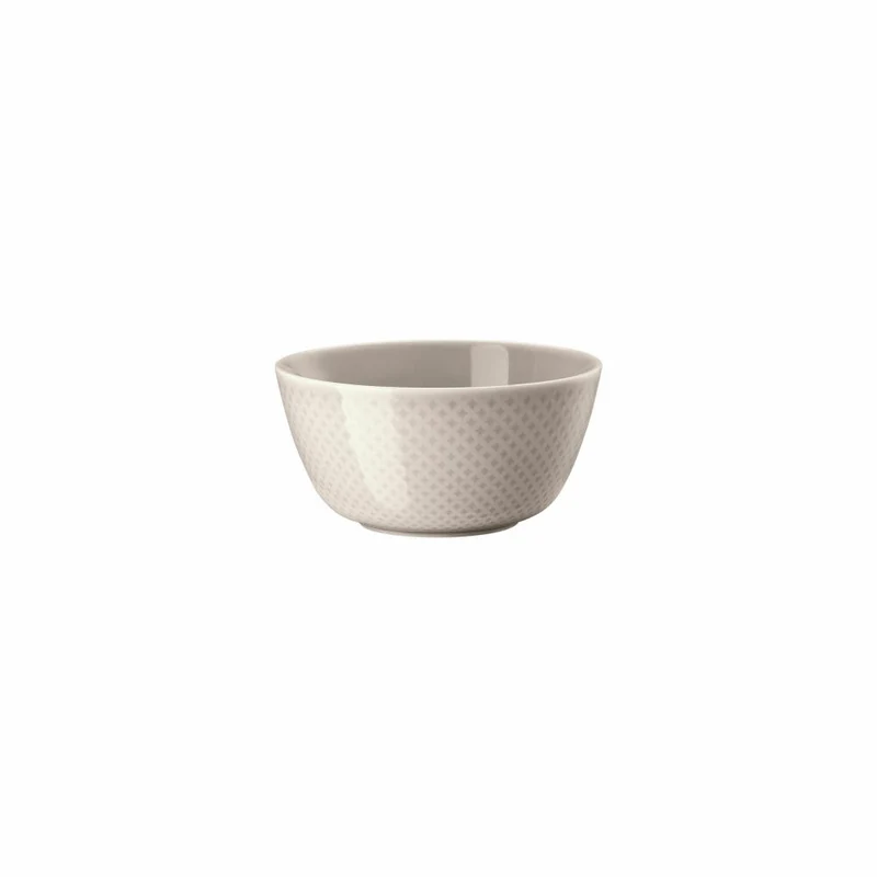 Rosenthal Müslischale Junto Soft Shell, Porzellan, Grau, 14 cm, 10540-405207-15454
