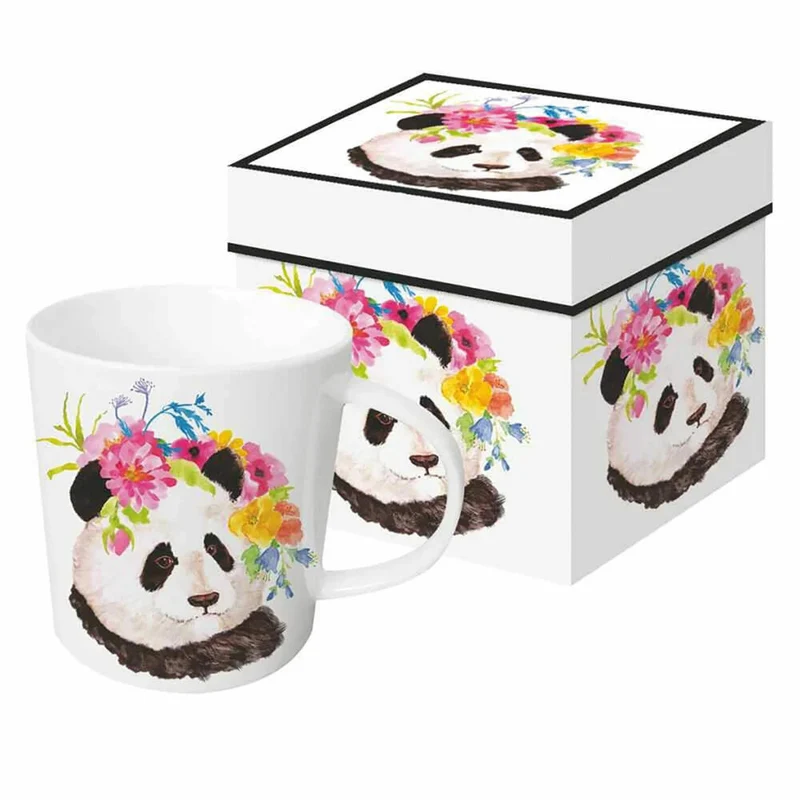 PPD Trend Mug, Kaffeetasse, Becher, Tasse, New Bone China, 400 ml Flora Panda, 603370