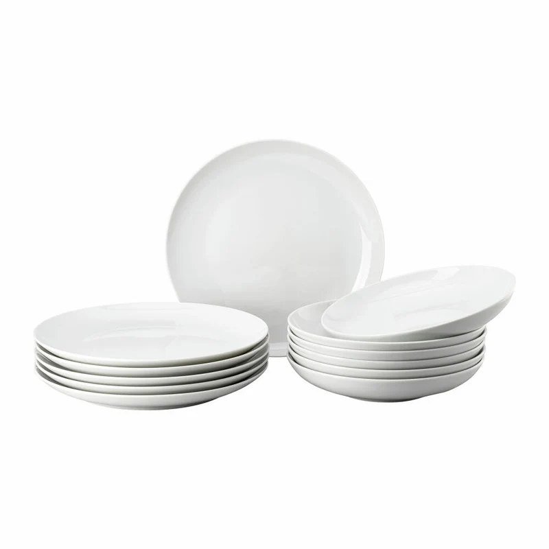 Thomas Dinner-Set Cucina Bianca 12-tlg., Porzellan, Weiß, 42116-800001-28731