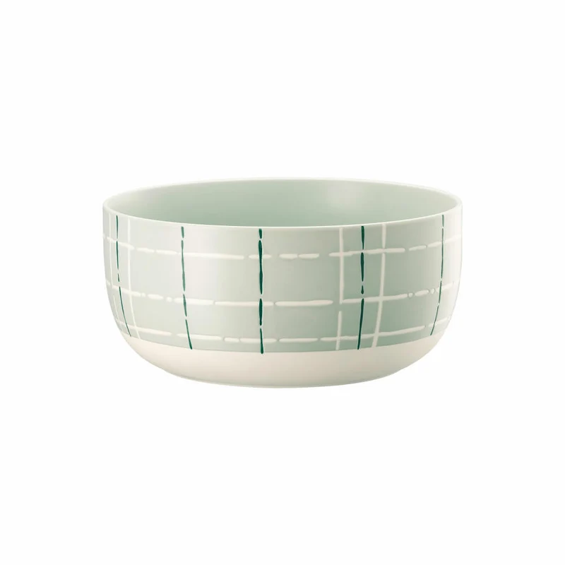 Thomas Schüssel Fun Karo Light, Schale, Porzellan, Grau, 24 cm, 11910-402001-13324