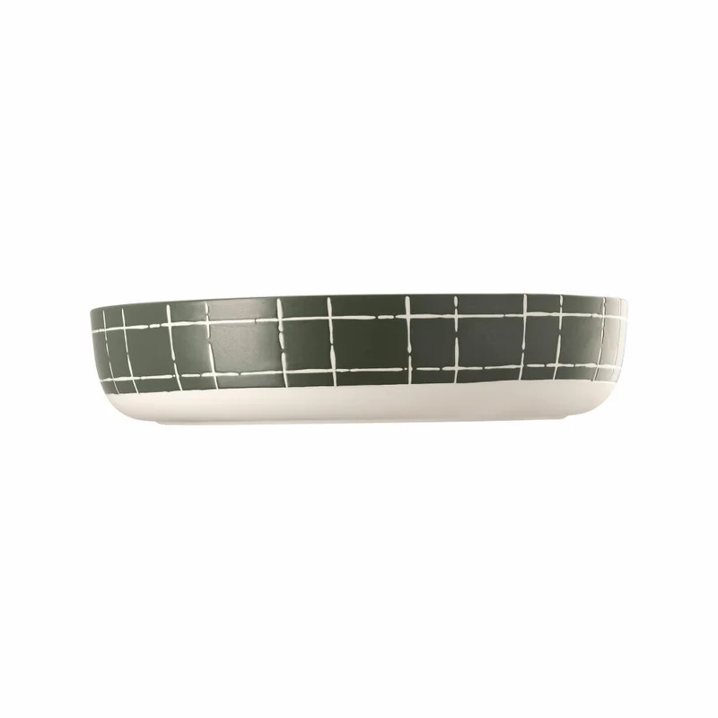 Thomas Schale Fun Karo Dark, Schüssel, Porzellan, Grün, 28 cm, 11910-402002-15228