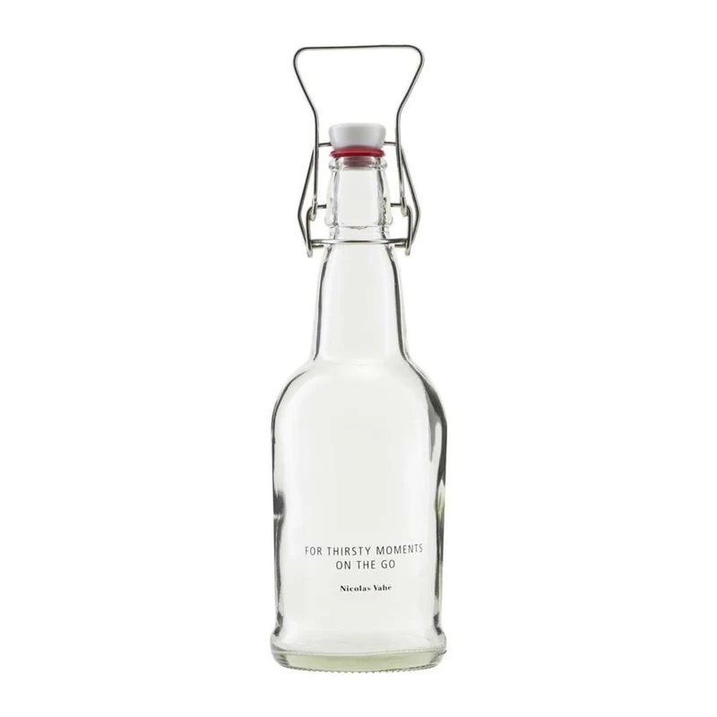 NICOLAS VAHE Glasflasche mit Patentverschluss