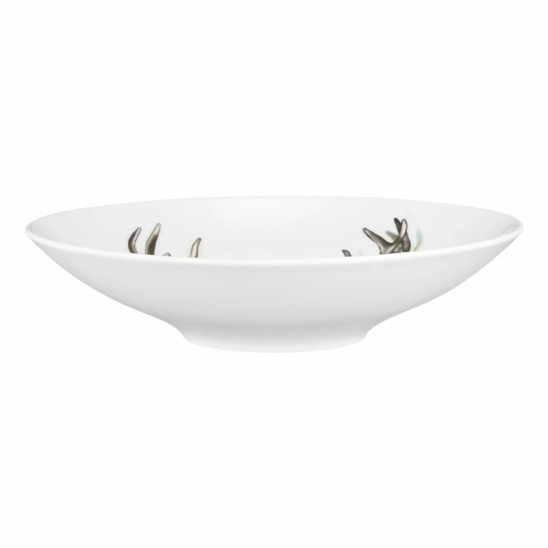 Seltmann Weiden Pasta-/Suppenteller Life Nature Hirsch, Porzellan, Bunt, 23 cm, 001.772826