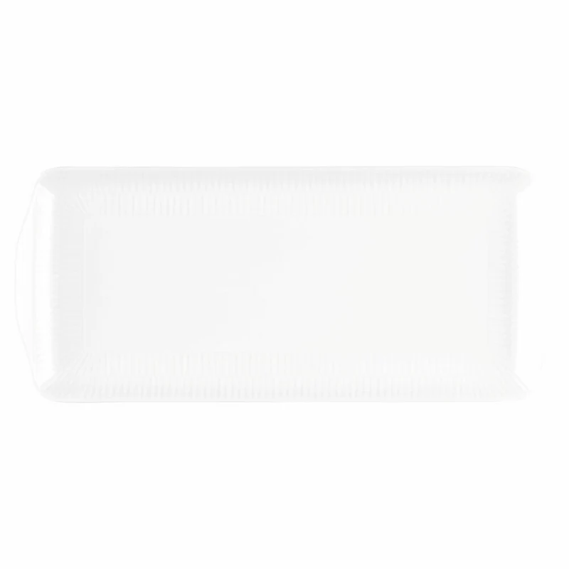 Seltmann Weiden Kuchenplatte eckig Amina, Porzellan, Weiß, 35 x 15.5 cm, 001.773577