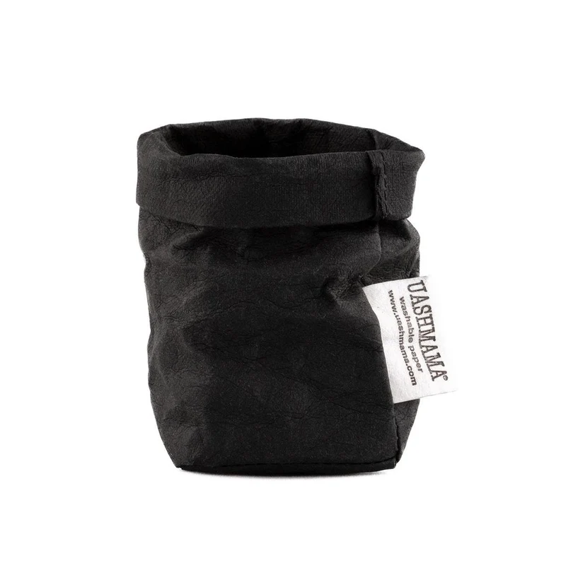 UASHMAMA Paperbag Basic schwarz in 5 Größen