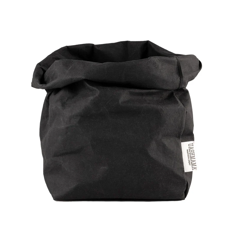 UASHMAMA Paperbag Basic schwarz in 5 Größen