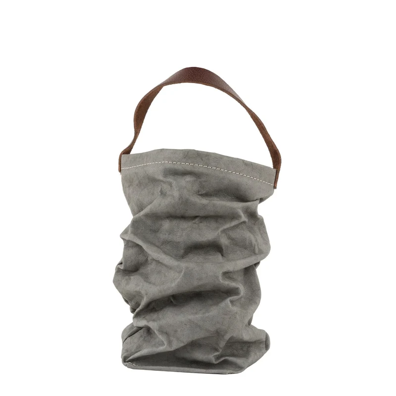 UASHMAMA Wine Bag mit Lederhenkel