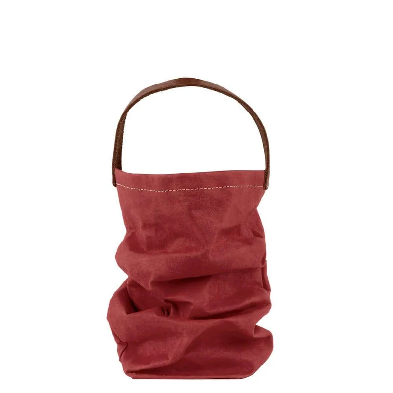UASHMAMA Wine Bag mit Lederhenkel