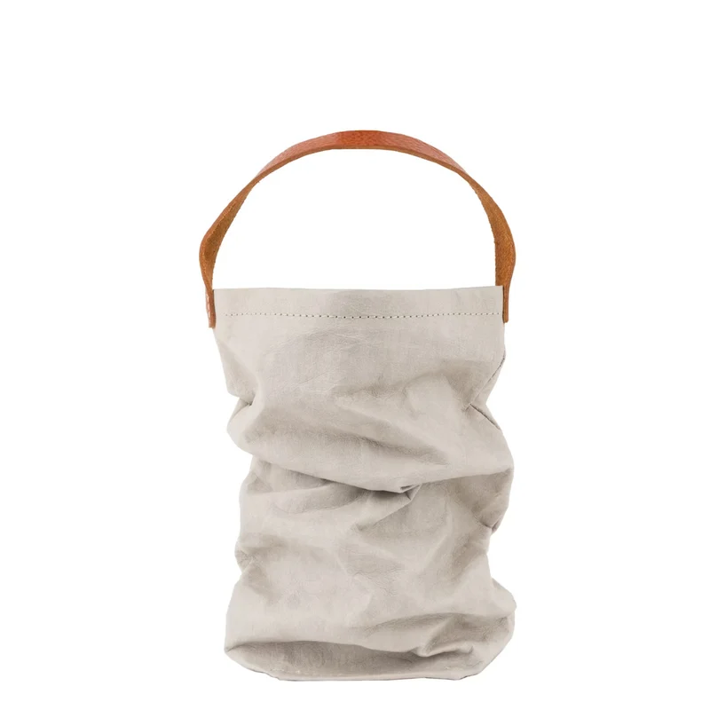 UASHMAMA Wine Bag mit Lederhenkel