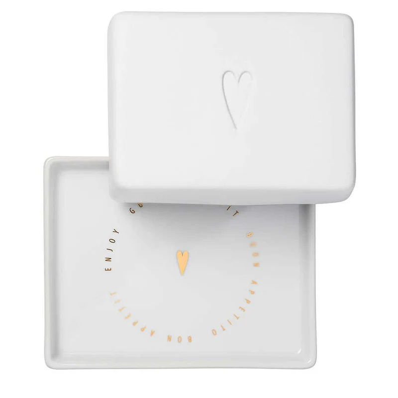 RAEDER DESIGN Butterdose Herz