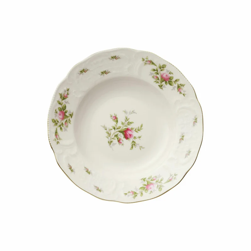 Rosenthal Suppenteller Sanssouci Elfenbein Ramona, Porzellan, Mehrfarbig, 23 cm, 20480-508563-10323