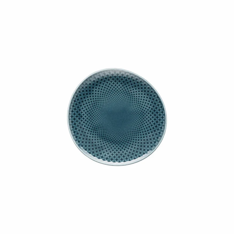 Rosenthal Teller Junto Ocean Blue flach, Porzellan, Blau, 16 cm, 10540-405202-10856