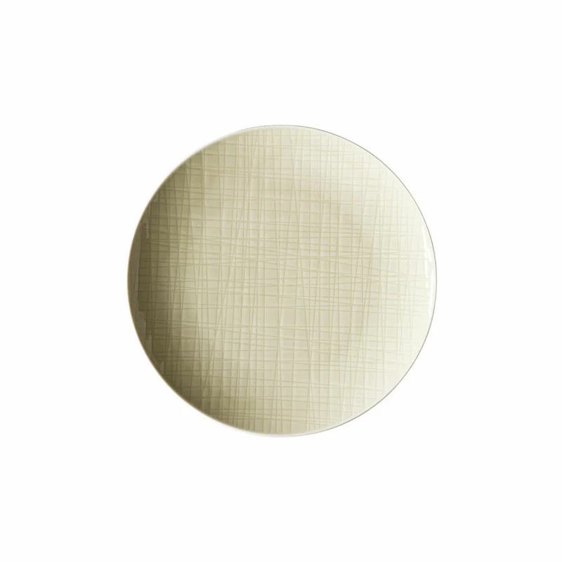 Rosenthal Teller Mesh Colours Cream flach, Porzellan, Beige, 21 cm, 11770-405153-10861