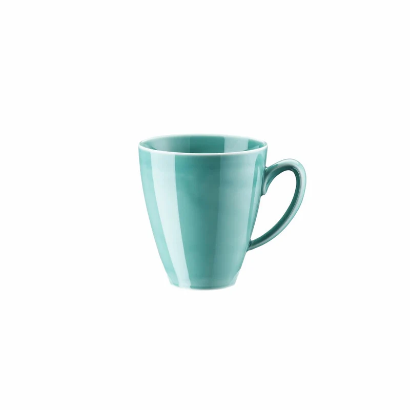 Rosenthal Henkelbecher Mesh Colours Aqua, Porzellan, Blau, 350 ml, 11770-405152-15505