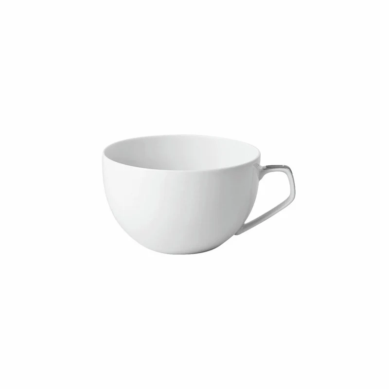 Rosenthal Kombi-Obertasse TAC Gropius Skin Platin, Porzellan, Weiß-Silber, 300 ml, 11280-403239-14772