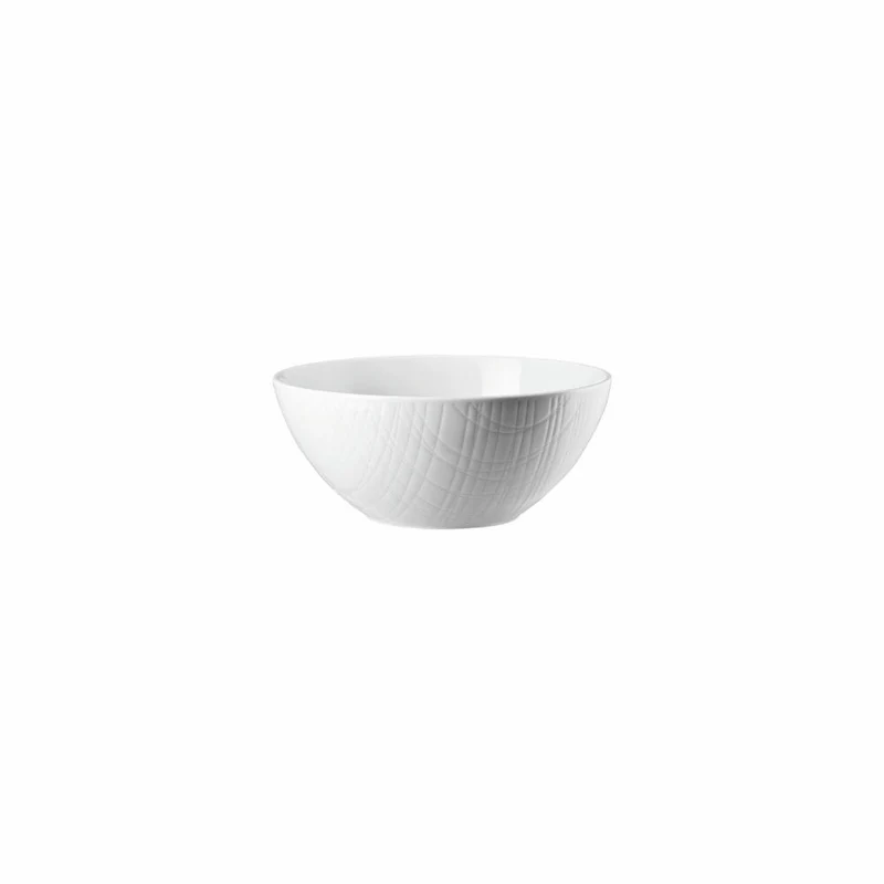 Rosenthal Müslischale Mesh, Porzellan, Weiß, 14 cm, 11770-800001-15454