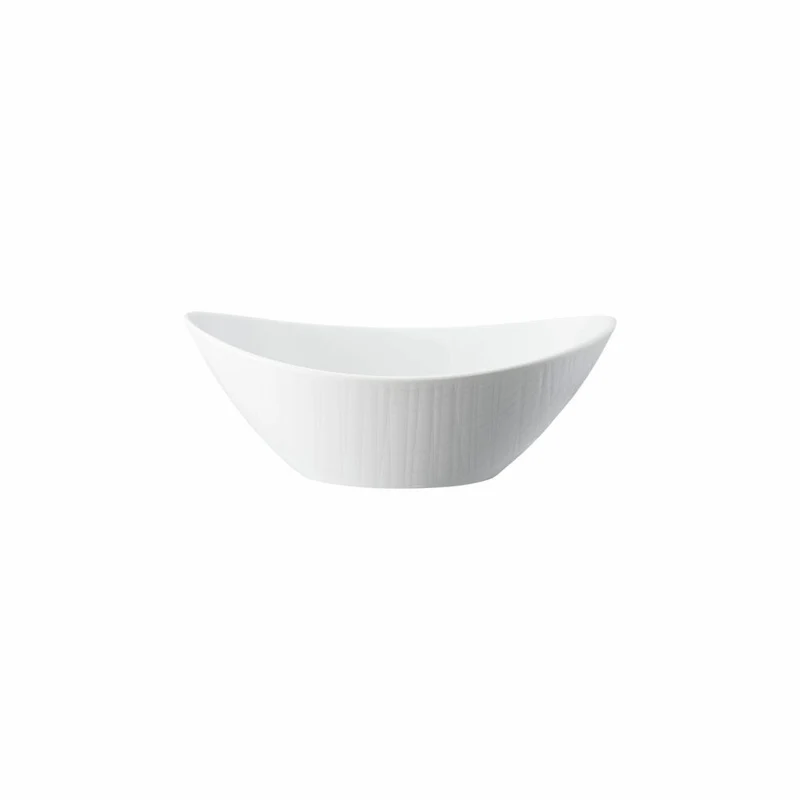 Rosenthal Schale Mesh oval, Porzellan, Weiß, 20 x15 cm, 11770-800001-15752