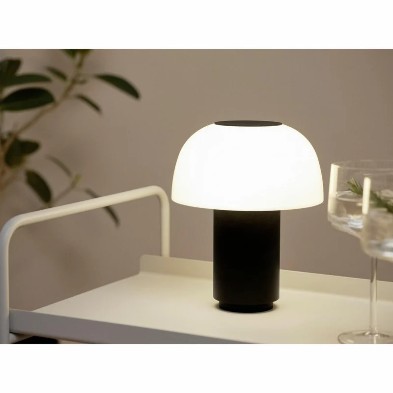 Zone Denmark Lampe Harvest Moon Black, Aluminium, ABS, Schwarz, 22 cm, 29733