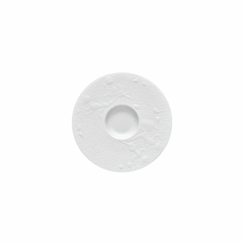 Rosenthal Kaffee-Untertasse Zauberflöte, Porzellan, Weiß, 15.4 cm, 11260-306500-14741