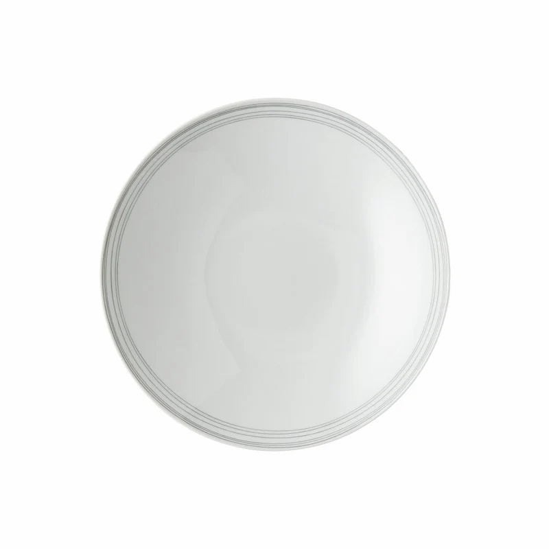 Rosenthal Suppenteller TAC Gropius, Porzellan, Grau, 24 cm, 11280-403261-10324
