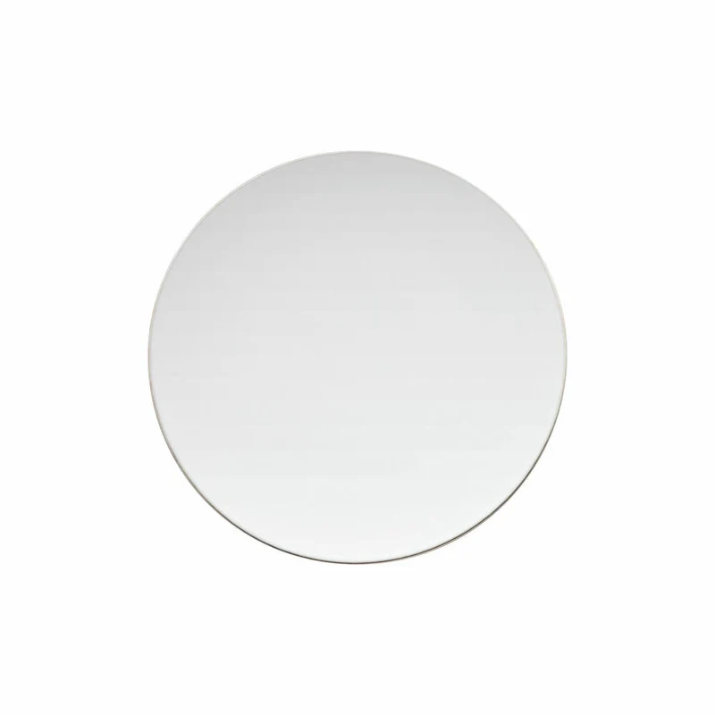 Rosenthal Frühstücksteller TAC Gropius Platin, Porzellan, Weiß-Silber, 22 cm, 11280-403241-10222