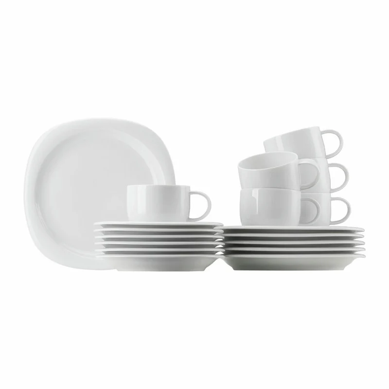 Rosenthal Kaffeeset Suomi 18-tlg., Service, Porzellan, Weiß, 17000-800001-18735