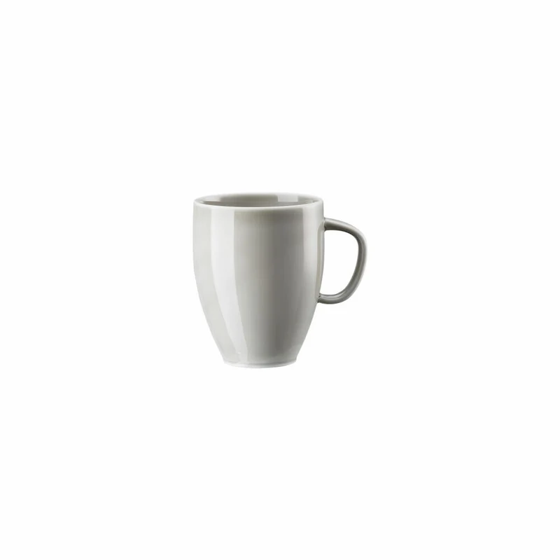 Rosenthal Henkelbecher Junto Pearl Grey, Porzellan, Grau, 380 ml, 10540-405201-15505